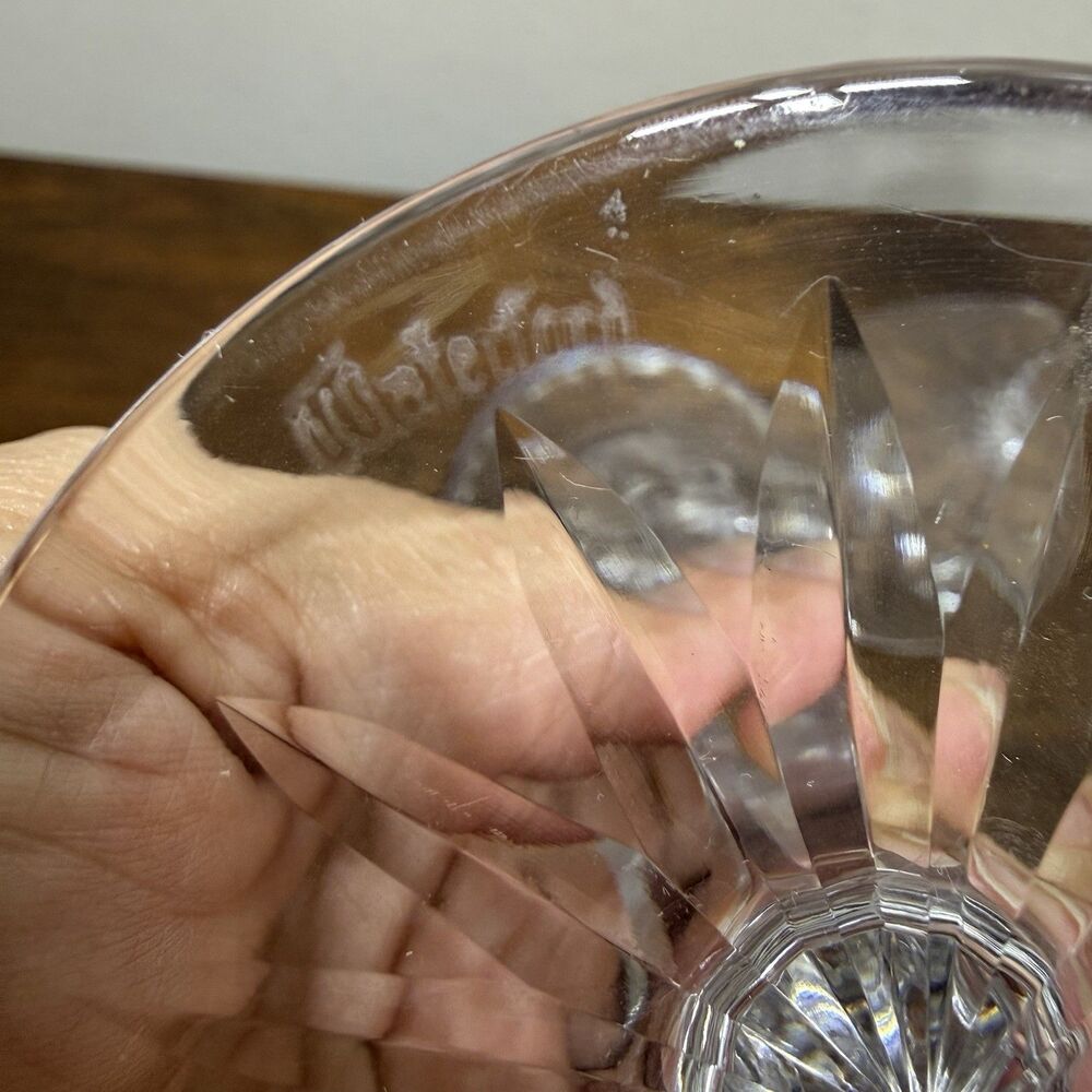 Pair Waterford Crystal Eileen Carina Candleholder 5.5” Candlestick Romantic - Picture 4 of 6
